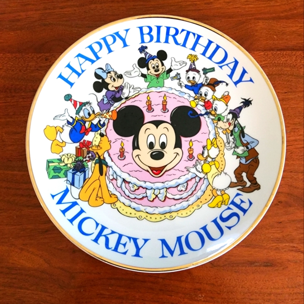 Disney Mickey Mouse 50th Birthday Collector Plate 1978 Special Edition